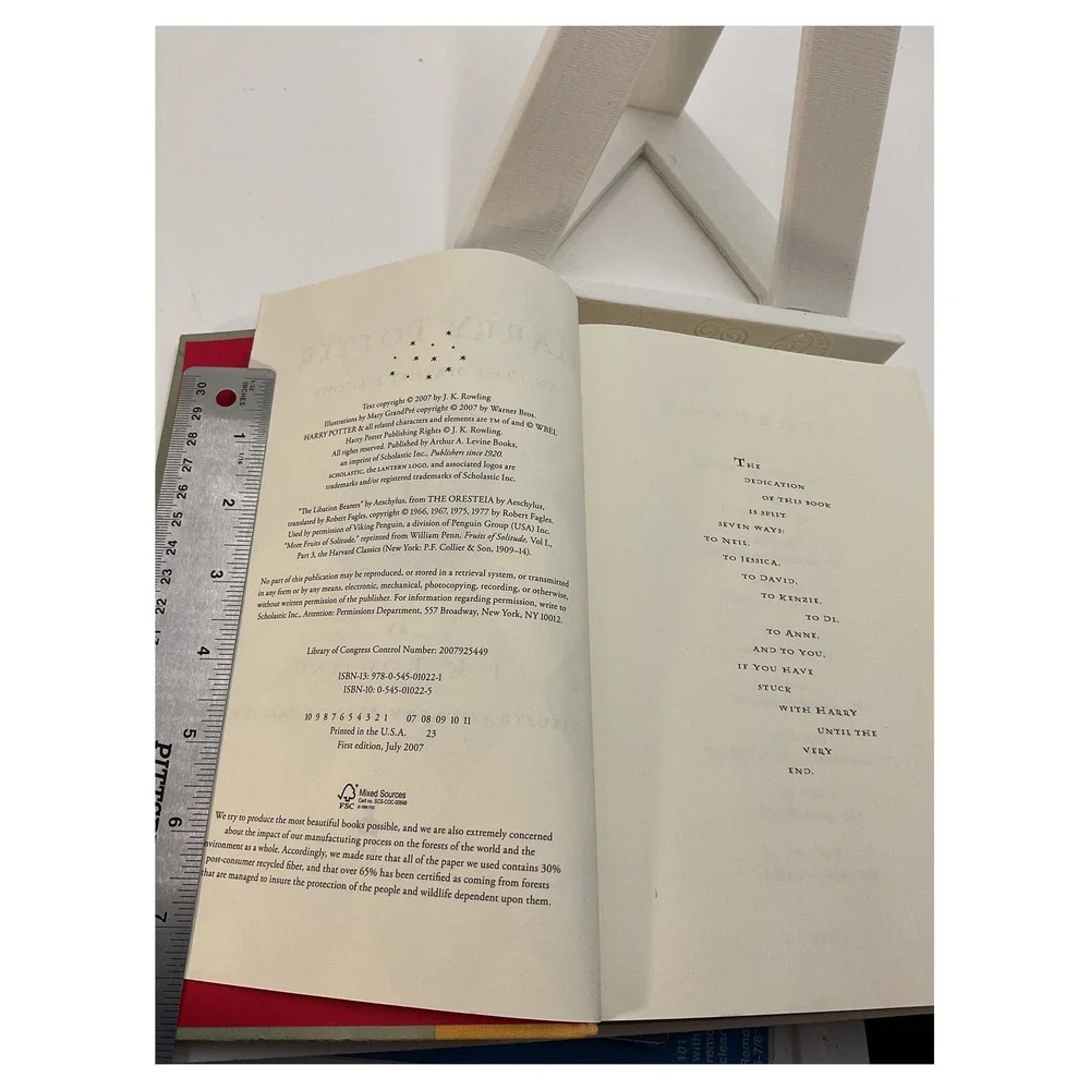 Harry Potter‎ and the Deathly Hallows 1st Edition Hardcover